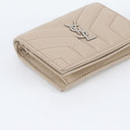 Saint Laurent YSL Stitch Quilted Leather Bifold Wallet Compact — view 3