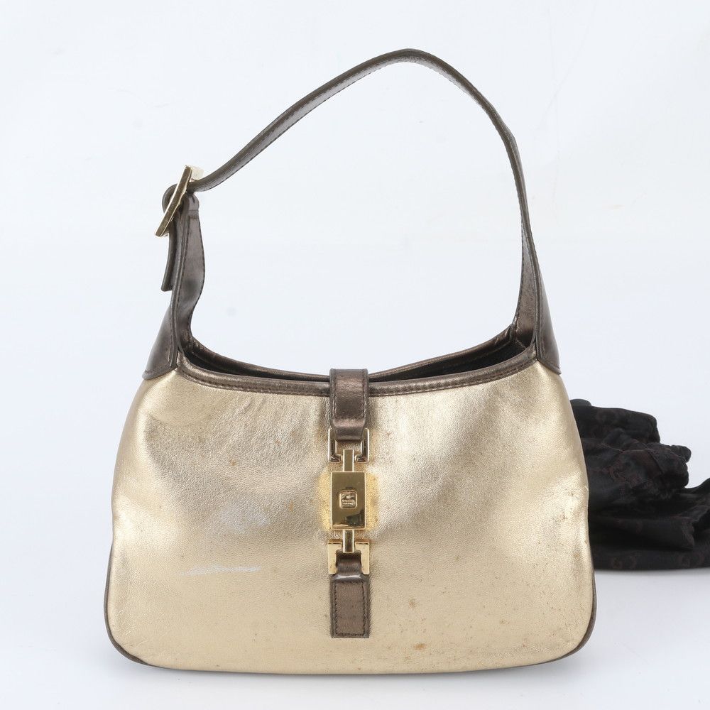 Gucci Jackie Leather Hand One Handle Tote Hobo