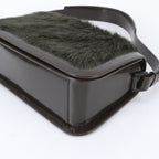 Celine Real Fur Pouch Leather Shoulder Bag One Handle — view 5