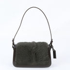 Celine Real Fur Pouch Leather Shoulder Bag One Handle — view 3