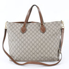 Gucci GG Supreme Leather 2-Way Shoulder Bag Crossbody Hand