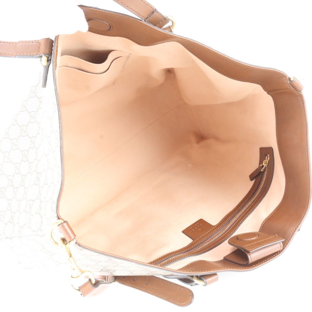 Gucci GG Supreme Leather 2-Way Shoulder Bag Crossbody Hand — view 8