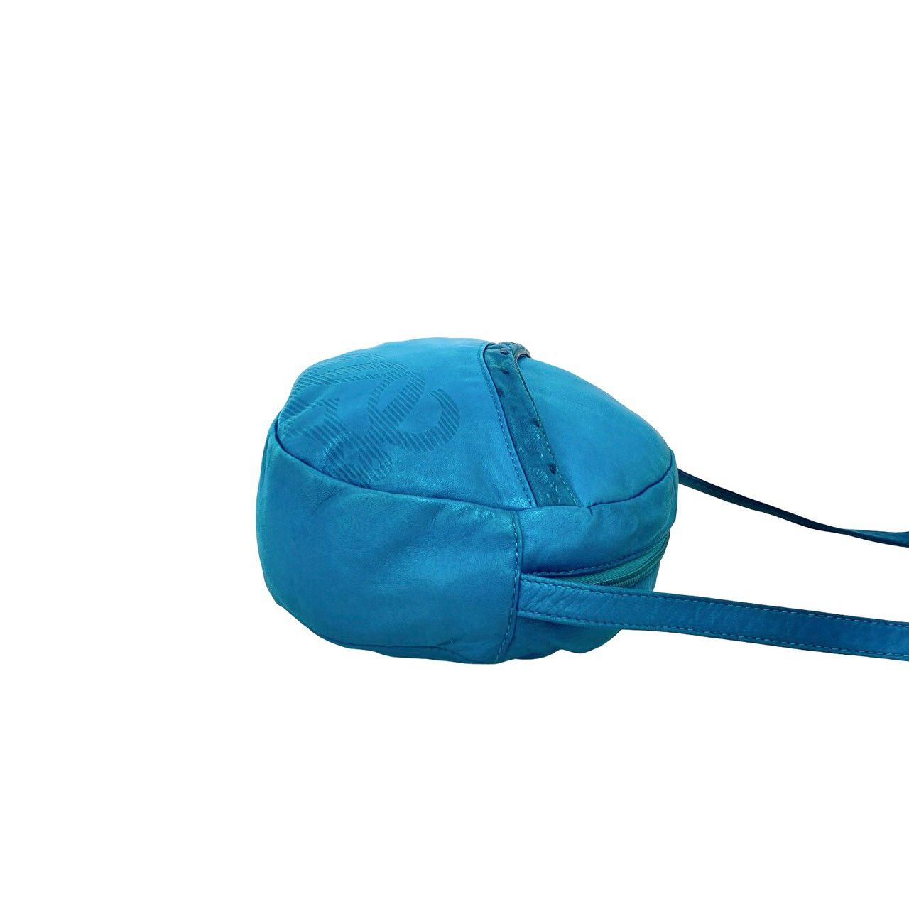 Loewe Anagram Logo Nappa Leather Mini Shoulder Bag Pochette Turquoise Blue — view 6