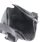 Prada White Tessuto Nylon Triangle Logo Leather Shoulder Bag Crossbody Business — view 7