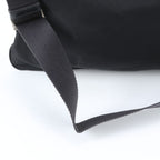 Prada White Tessuto Nylon Triangle Logo Leather Shoulder Bag Crossbody Business — view 2