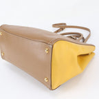 Prada Saffiano Leather Galet Rear 2-Way Shoulder Bag Crossbody Hand Tote — view 7
