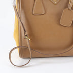 Prada Saffiano Leather Galet Rear 2-Way Shoulder Bag Crossbody Hand Tote — view 2