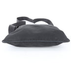 Prada Tessuto Nylon Triangle Logo Leather Shoulder Bag Crossbody Messenger — view 5