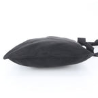 Prada Tessuto Nylon Triangle Logo Leather Shoulder Bag — view 5