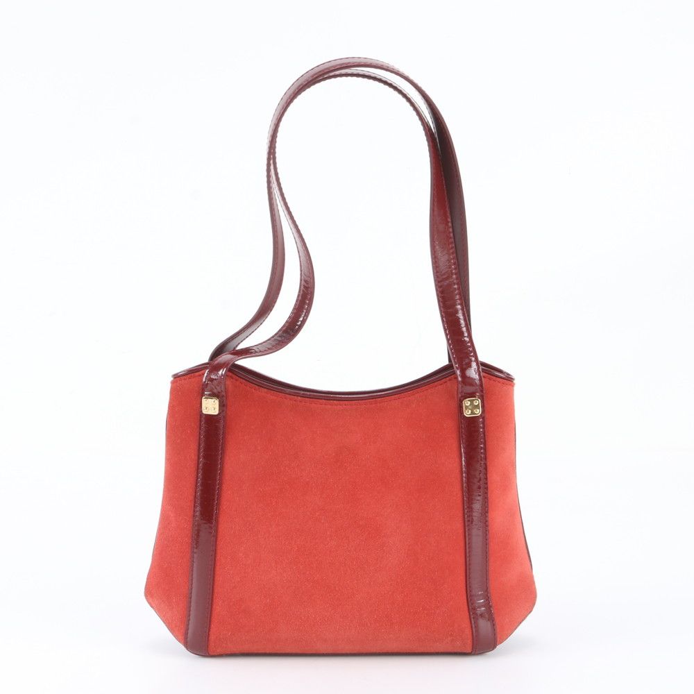 Loewe Anagram Leather Tote Bag Shoulder Hand Gold — view 3