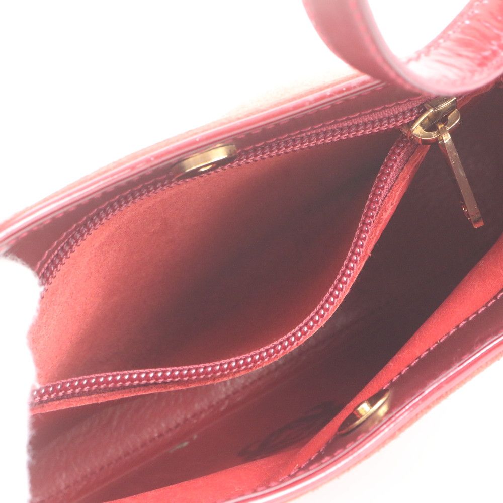 Loewe Anagram Leather Tote Bag Shoulder Hand Gold — view 8