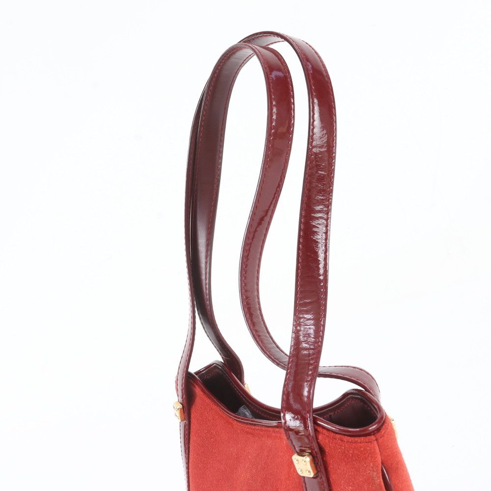 Loewe Anagram Leather Tote Bag Shoulder Hand Gold — view 2