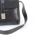 Prada White Tessuto Nylon Leather Shoulder Bag Tote — view 2