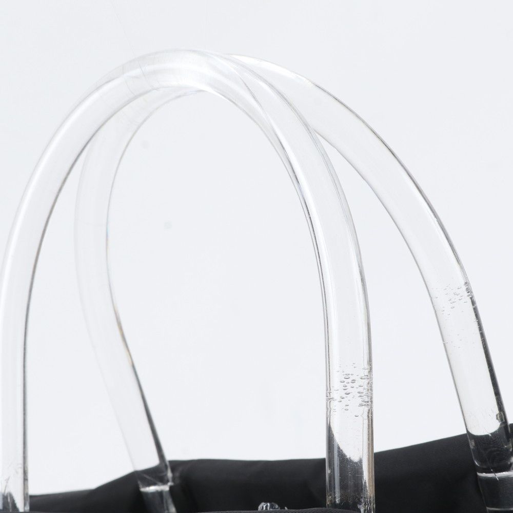 Prada White Tessuto Nylon Triangle Logo Tote Bag Shoulder — view 2