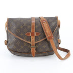 Louis Vuitton Monogram Saumur 30 Leather Shoulder Bag Crossbody