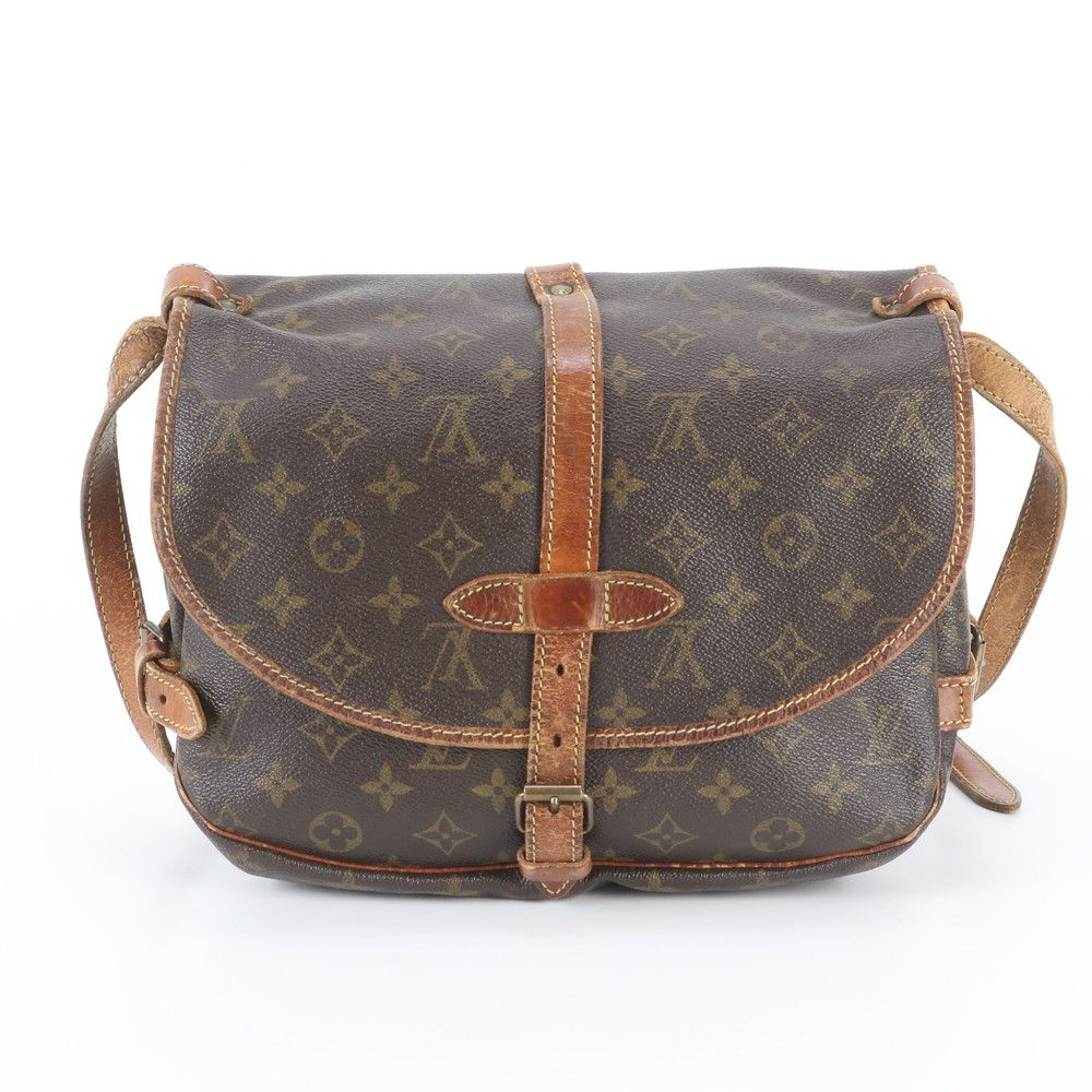 Louis Vuitton Monogram Saumur 30 Leather Shoulder Bag Crossbody — view 3