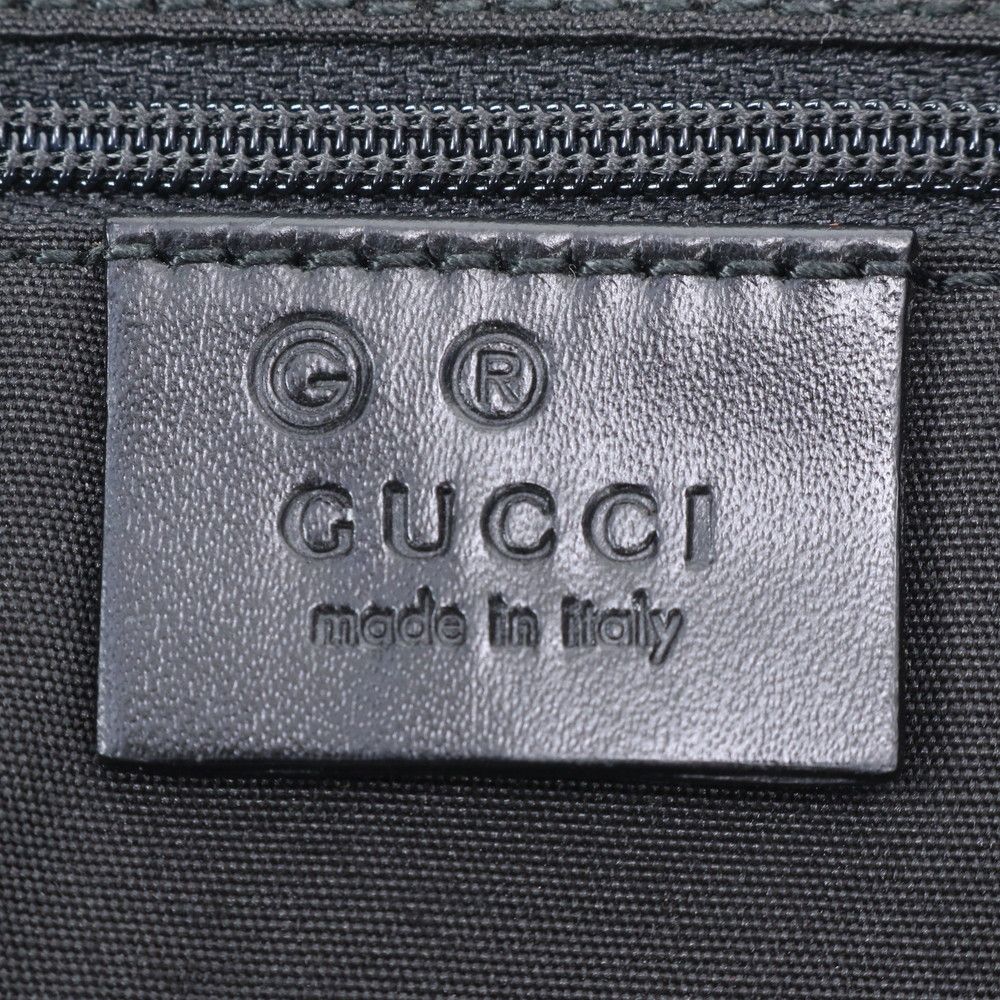 Gucci GG Nylon Leather Shoulder Bag Crossbody Messenger Business — view 8
