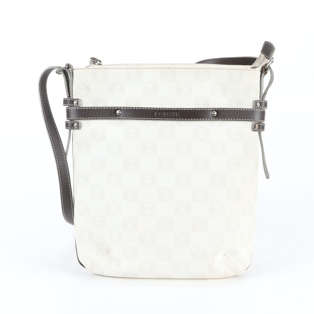 Loewe Anagram Leather Shoulder Bag Crossbody Hand — view 3