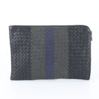 Bottega Veneta Intrecciato Braided Leather Clutch Pouch Business