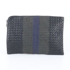Bottega Veneta Intrecciato Braided Leather Clutch Pouch Business — view 2