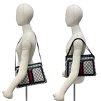 Gucci Vintage Sherry Line GG Logo Pattern Leather Shoulder Bag Crossbody Navy — view 2