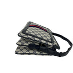 Gucci Vintage Sherry Line GG Logo Pattern Leather Shoulder Bag Crossbody Navy — view 6