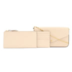 Louis Vuitton Monogram Empreinte Pochette Felicie Shoulder 2-Way Clutch Cream