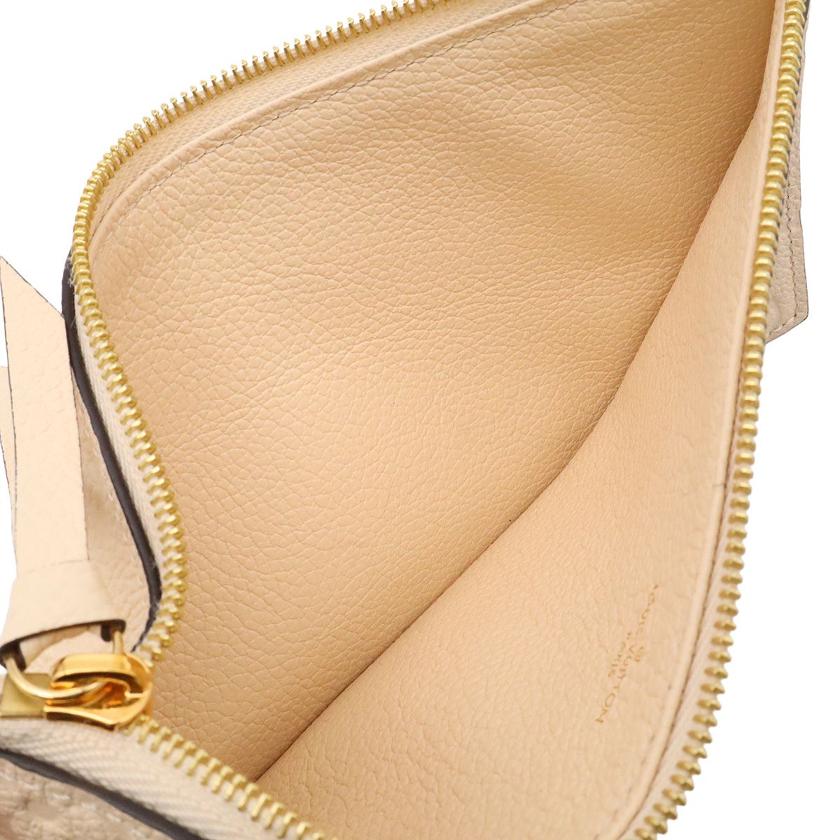 Louis Vuitton Monogram Empreinte Pochette Felicie Shoulder 2-Way Clutch Cream — view 8