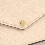 Louis Vuitton Monogram Empreinte Pochette Felicie Shoulder 2-Way Clutch Cream — view 5