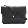 Louis Vuitton Monogram Empreinte Shoulder Bag Pochette Crossbody Noir Black Gold