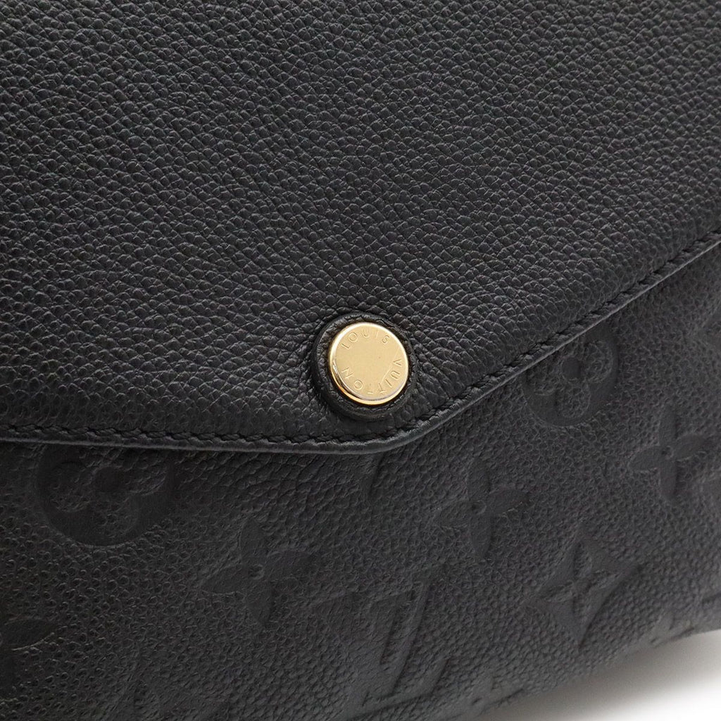 Louis Vuitton Monogram Empreinte Shoulder Bag Pochette Crossbody Noir Black Gold — view 5