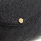 Louis Vuitton Monogram Empreinte Shoulder Bag Pochette Crossbody Noir Black Gold — view 5