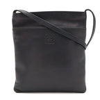 Loewe Anagram Pochette Shoulder Bag Pouch Crossbody Leather Black