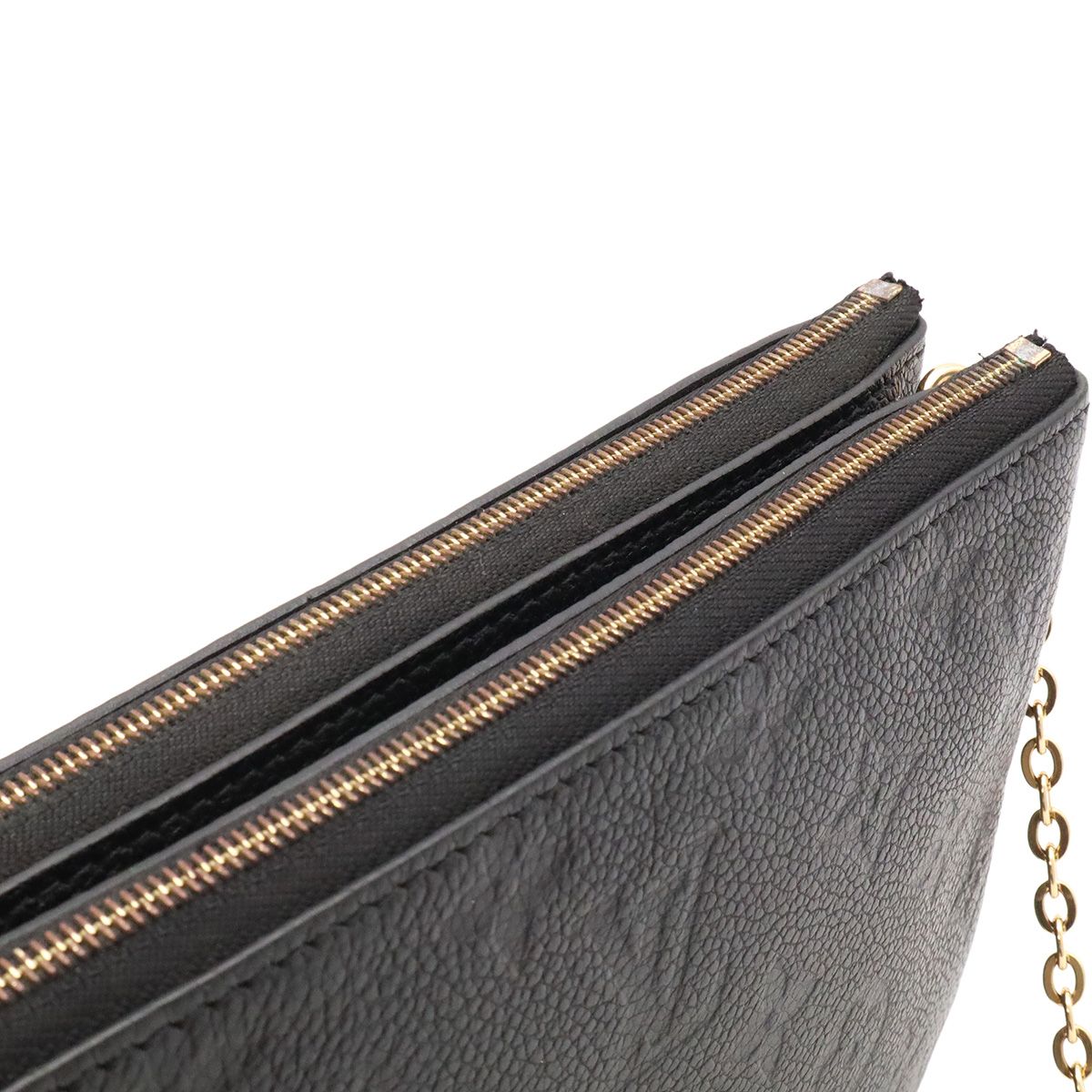 Louis Vuitton Monogram Empreinte Pochette Double Zip Chain Shoulder Bag 2-Way — view 6