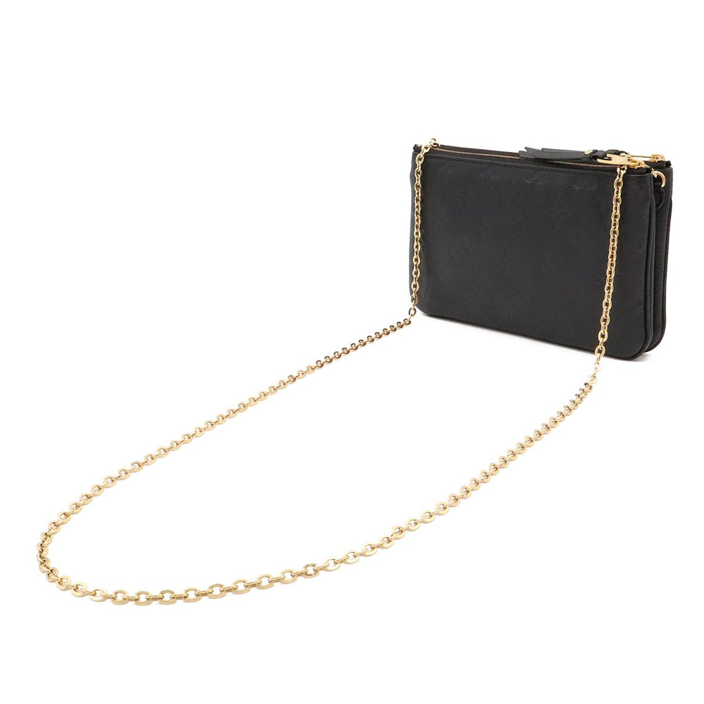 Louis Vuitton Monogram Empreinte Pochette Double Zip Chain Shoulder Bag 2-Way — view 2