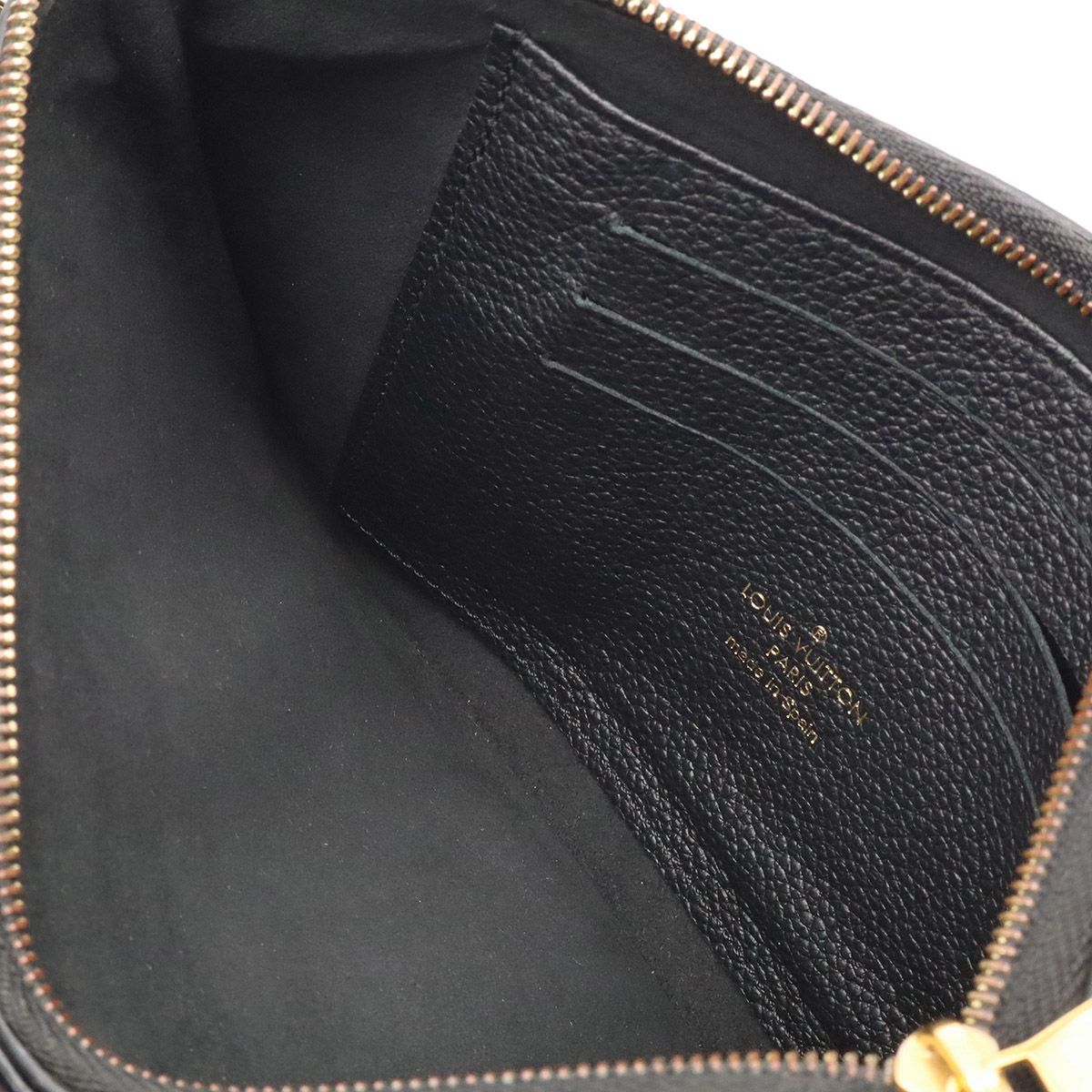 Louis Vuitton Monogram Empreinte Pochette Double Zip Chain Shoulder Bag 2-Way — view 8