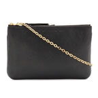 Louis Vuitton Monogram Empreinte Pochette Double Zip Chain Shoulder Bag 2-Way