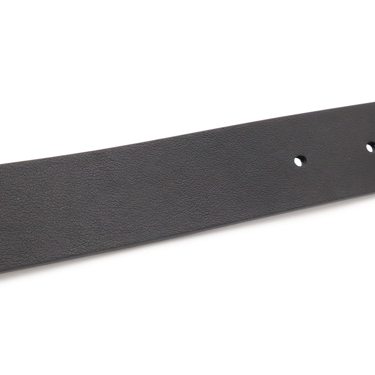 Dior 30 Montaigne Logo Rhinestone Belt Leather Black Gold 70 — view 6