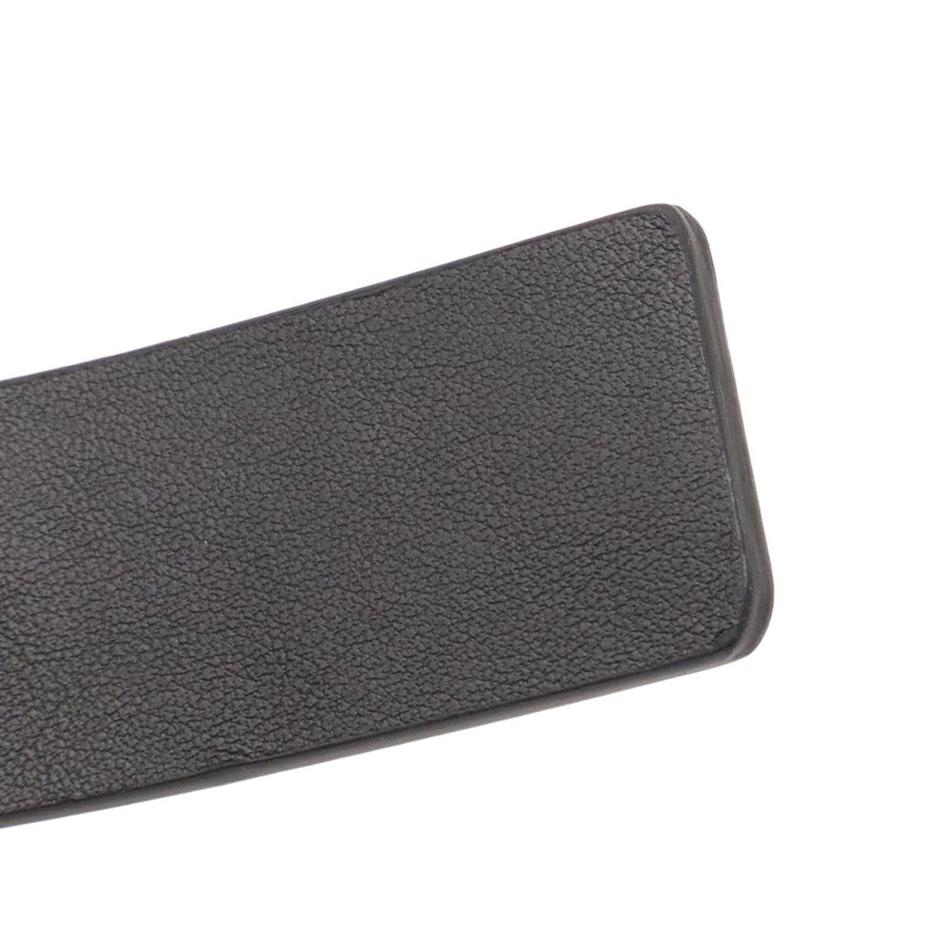 Dior 30 Montaigne Logo Rhinestone Belt Leather Black Gold 70 — view 7