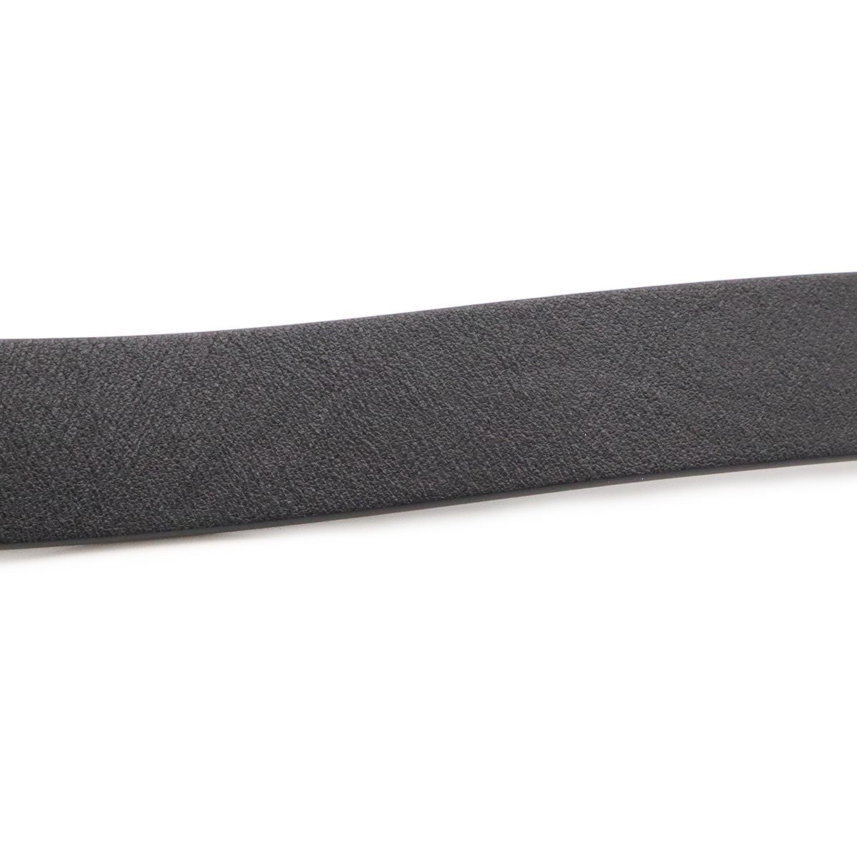 Dior 30 Montaigne Logo Rhinestone Belt Leather Black Gold 70 — view 5