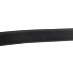Hermes Evelyne Reversible Belt Logo Perforated Leather Black Silver 90 — view 5