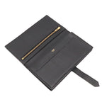 Hermes Bearn Soufflet Wallet Bifold Veau Epsom Black Gold — view 5