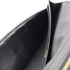 Hermes Bearn Soufflet Wallet Bifold Veau Epsom Black Gold — view 7