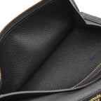 Hermes Bearn Soufflet Wallet Bifold Veau Epsom Black Gold — view 8