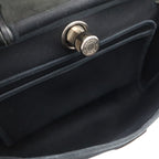 Hermes Herbag PM 2-Way Shoulder Bag Toile Officier H Black Natural — view 8