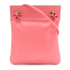 Hermes Sac Aline Mini Shoulder Bag Pochette Crossbody Veau Swift Rose Azalea