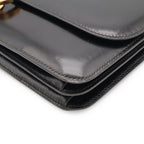 Hermes Ring Shoulder Bag Box Calf Leather Black Gold — view 3