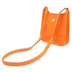 Hermes Vespa TPM Shoulder Bag Pochette Crossbody Veau Epsom Orange Silver — view 2