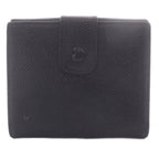 Chanel Wallet Trifold CC Logo Snap Caviar Leather Black — view 2