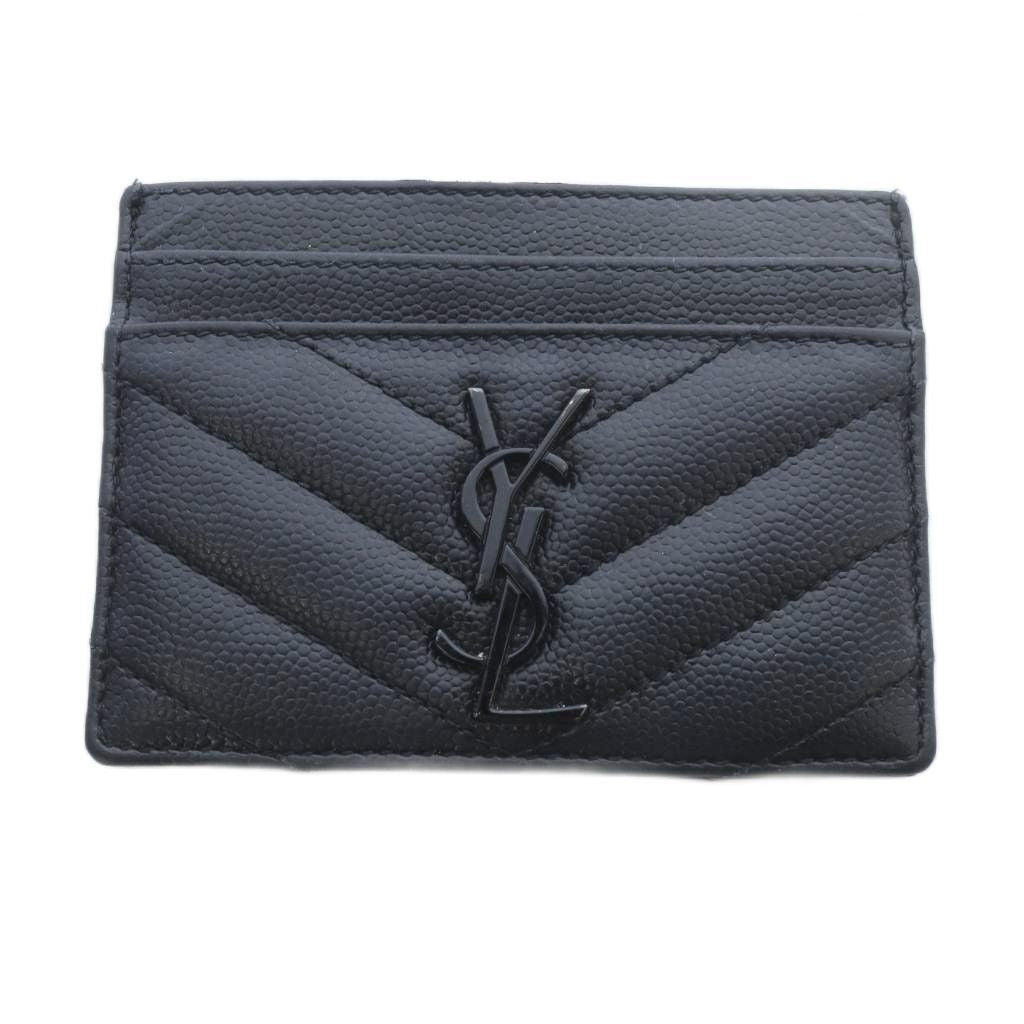 Saint Laurent Paris YSL Logo Fragment Case Black Shoulder Bag